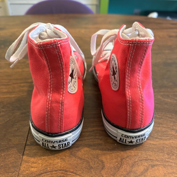 Converse Vibrant Pink High-Tops - Picture 3 of 5